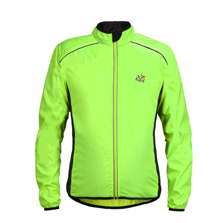 Windjacke für Radfahrer
