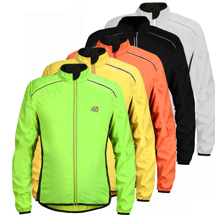 Windjacke für Radfahrer