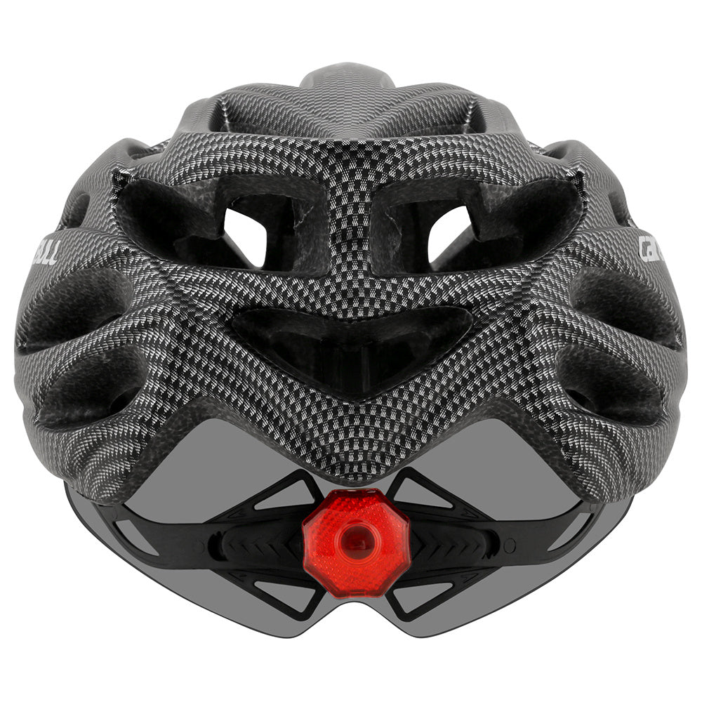 Fahrrad Helm mit integrierter Brille