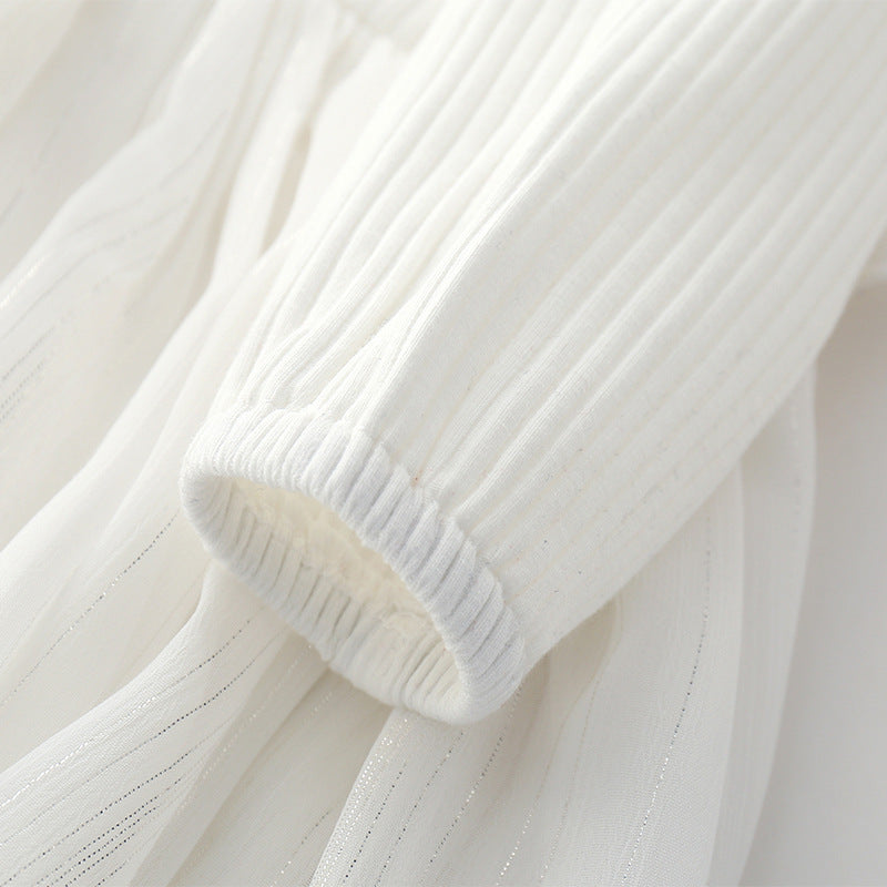Flauschiges Baby-Prinzessinnenkleid