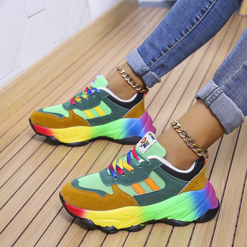 Farbige Fashion Sneakers für Frauen