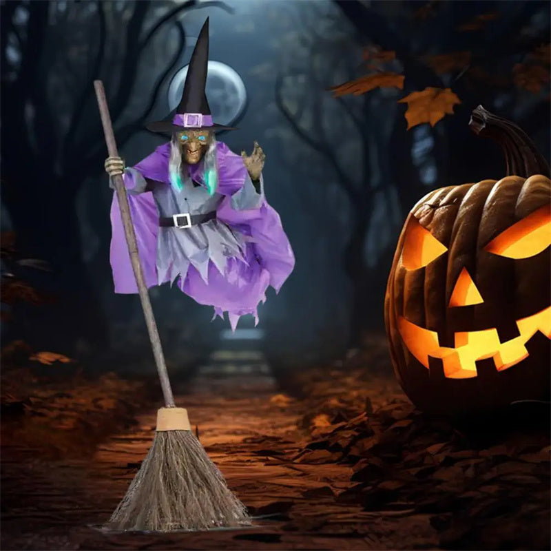 Halloween fliegende Hexe Dekoration