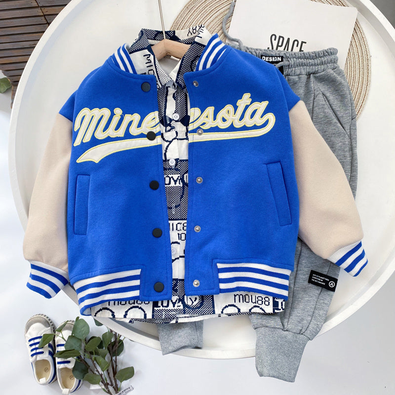 Kinder Baseball-Uniform Jacke