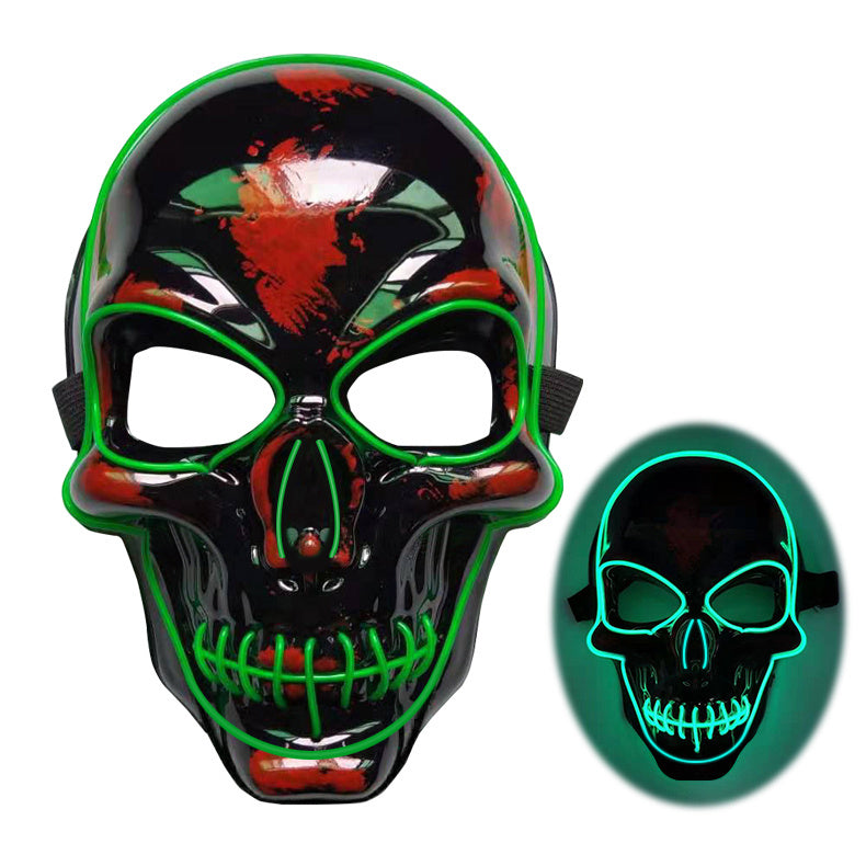 Halloween Skelettmaske LED
