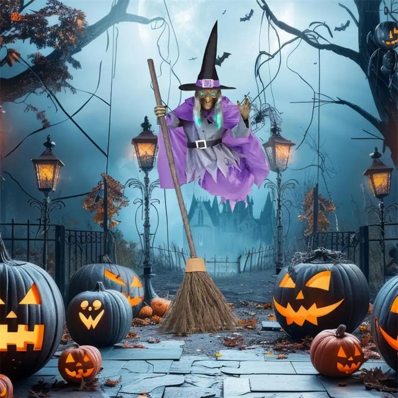 Halloween fliegende Hexe Dekoration
