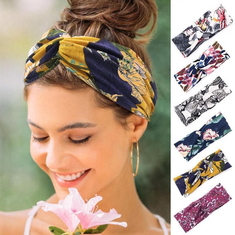 Haarband mit Blumenmuster