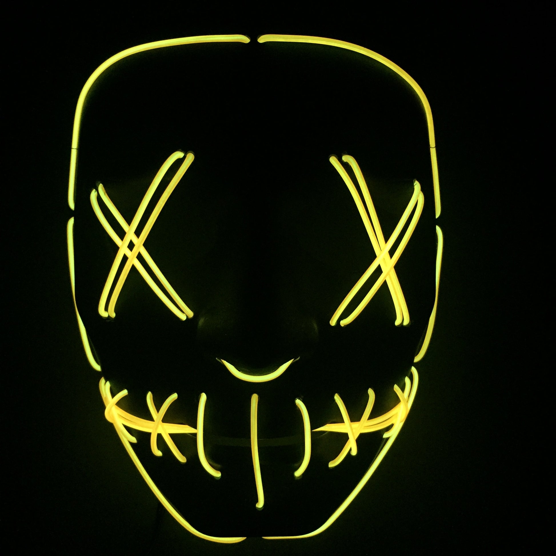 Halloween LED leuchtende Vollgesichtsmaske