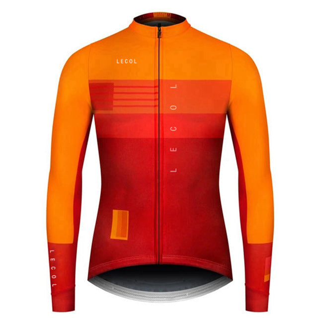 Radtrikot mit langen Ärmeln