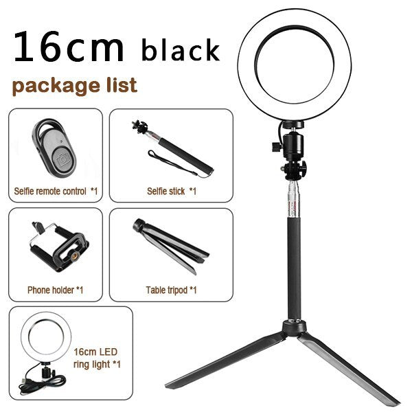 Handy Stativ Haltung mit LED Ringlicht