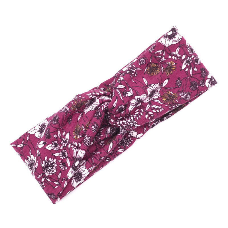 Haarband mit Blumenmuster