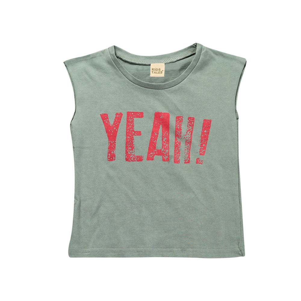 Ärmelloses Kinder-T-Shirt