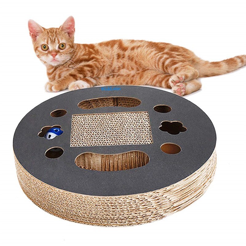 Katzenspielzeug aus Wellpappe