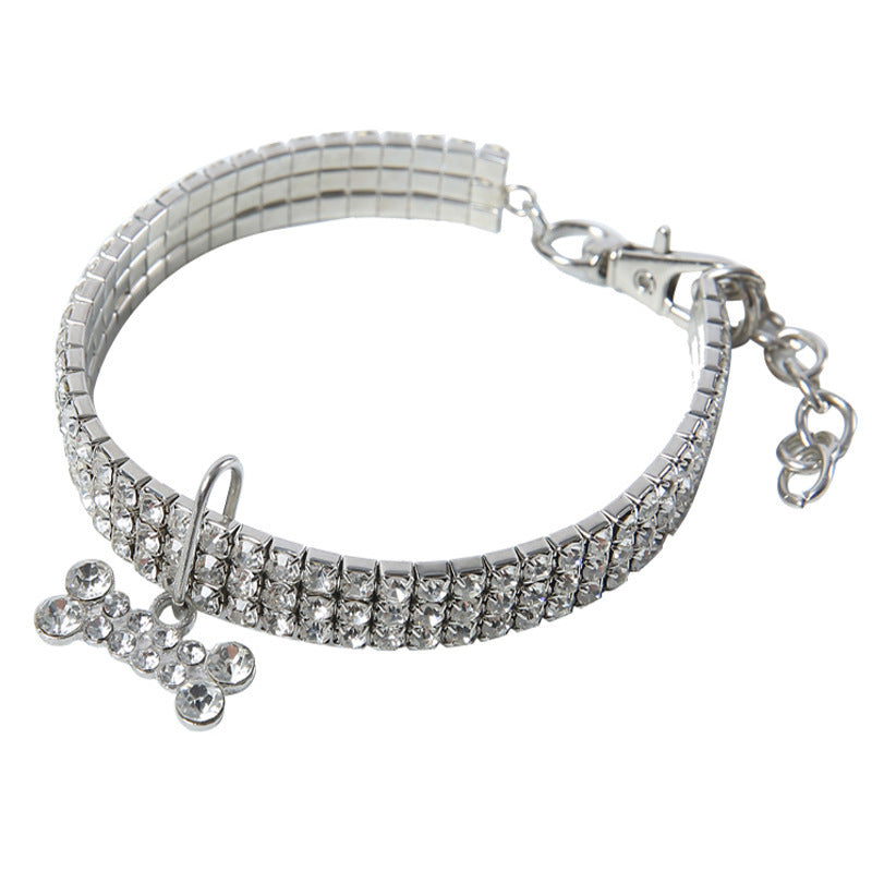 Bling Strass Hundehalsband
