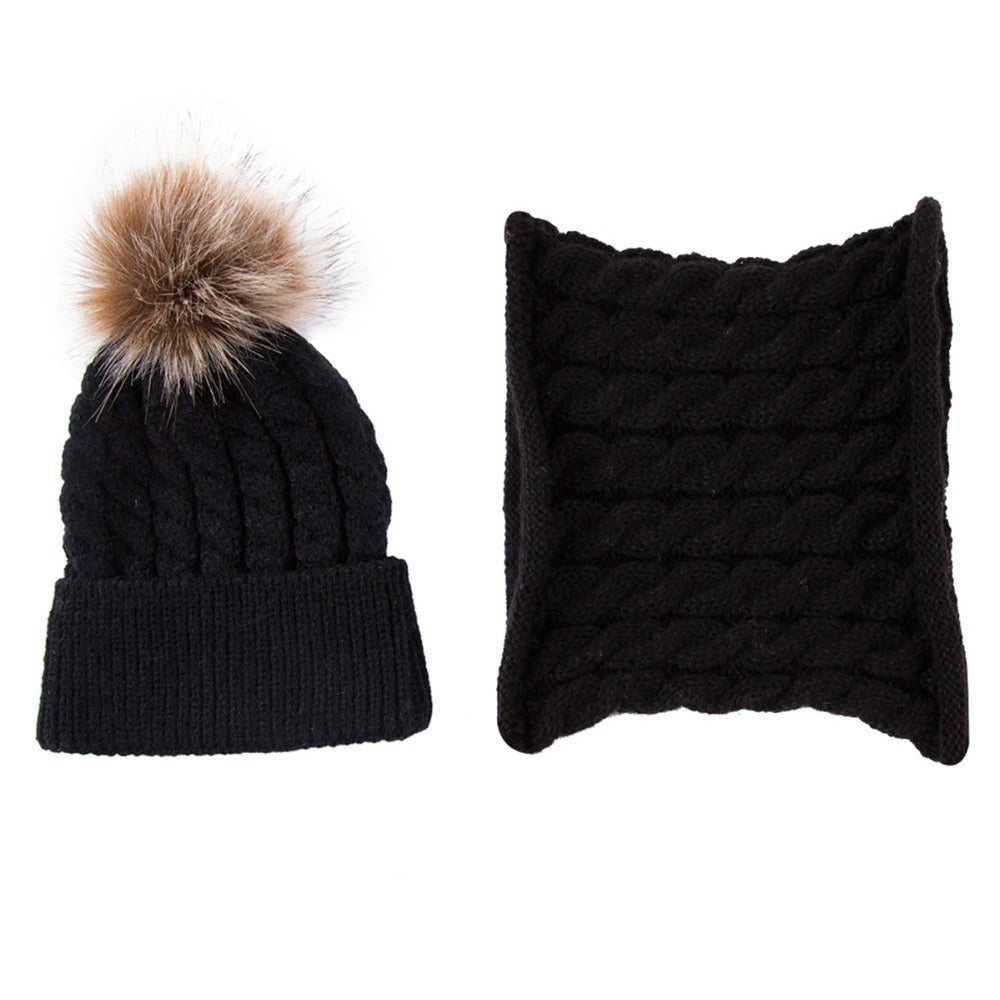Baby Wintermütze + Schal Set