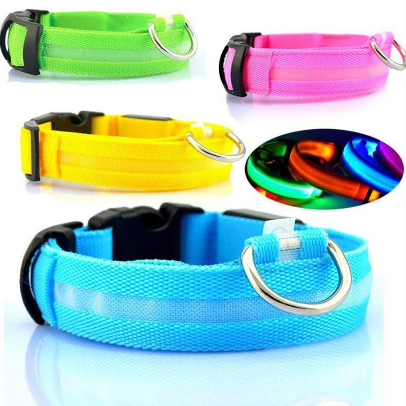 Nylon LED Leuchthalsband für Hunde und Katzen