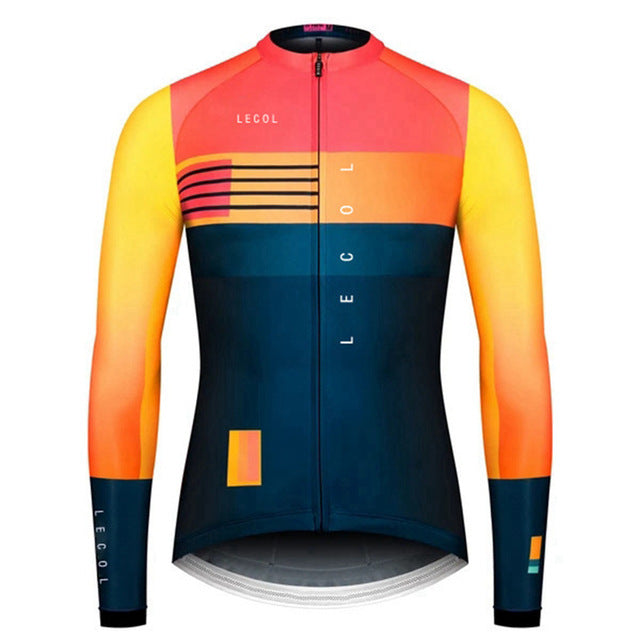 Radtrikot mit langen Ärmeln