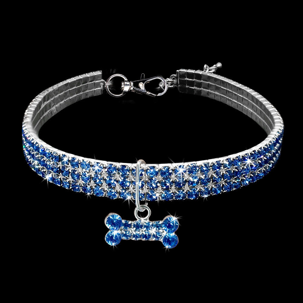 Bling Strass Hundehalsband
