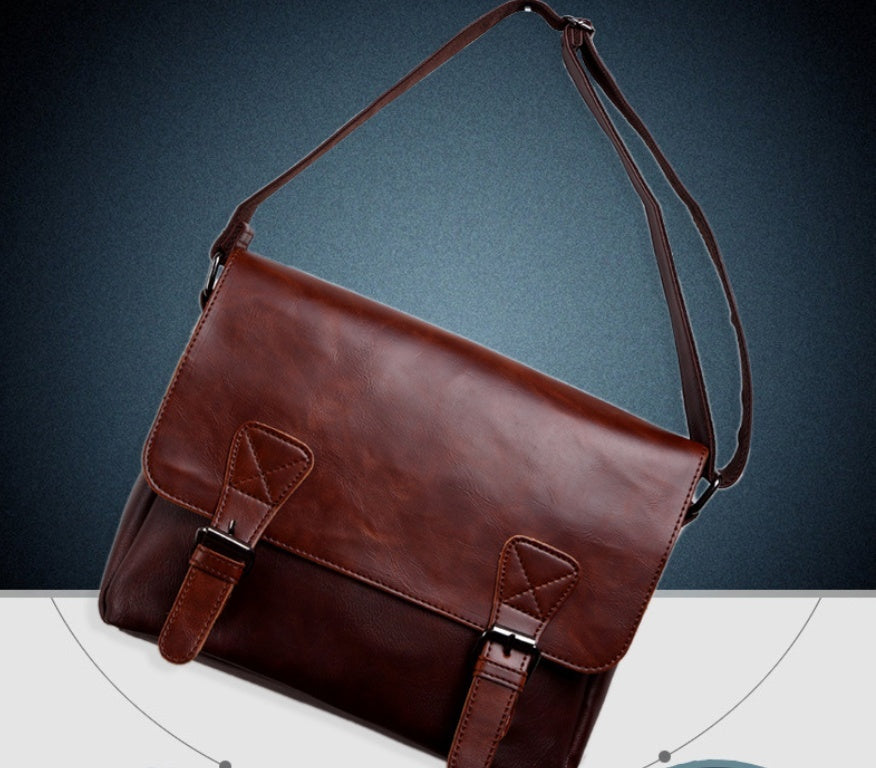 Einzigartige One-Shoulder Vintage Tasche für Herren