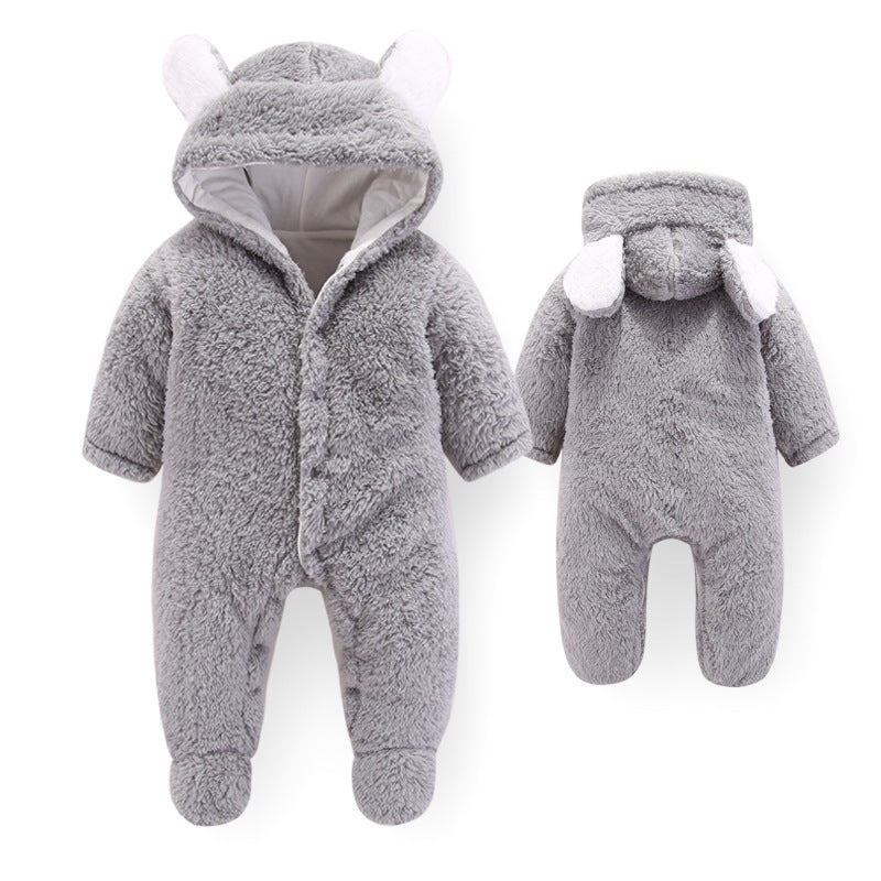 Flauschiges Baby Overall