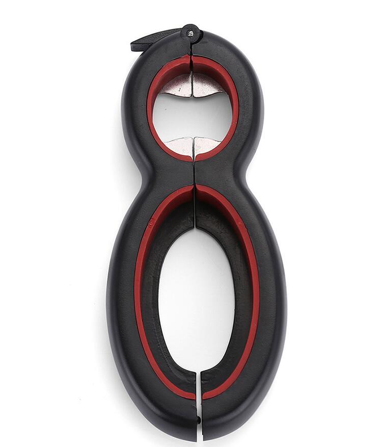 Multifunktionaler Easy Opener Sechs-in-Eins-Flaschenöffner