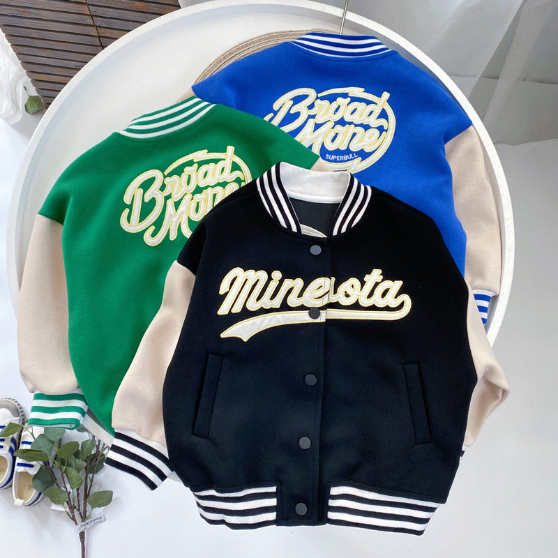 Kinder Baseball-Uniform Jacke