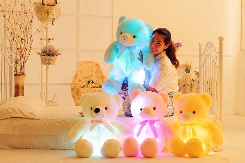 Kreativer leuchtender LED-Teddybär