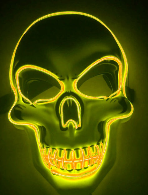 Halloween Skelettmaske LED