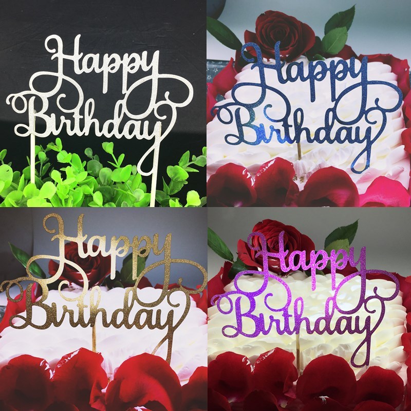 Happy Birthday Tortenflagge