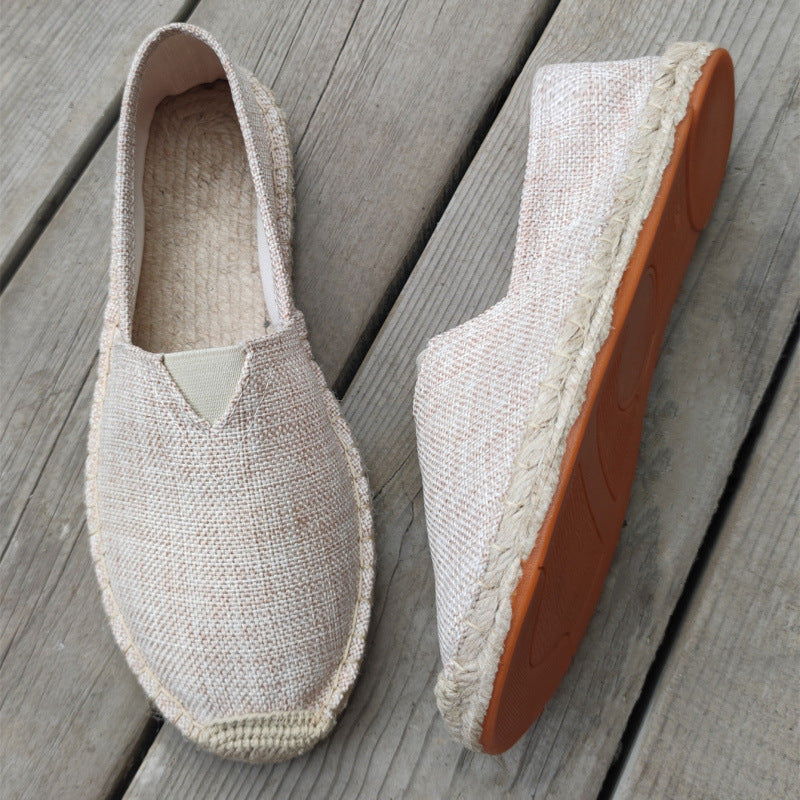 Sommer Leinen Schuhe Herren