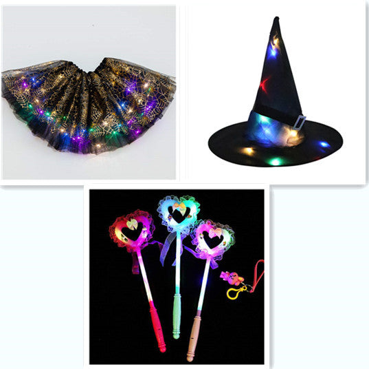 Magischer und leuchtender LED-Prinzessin-Rock