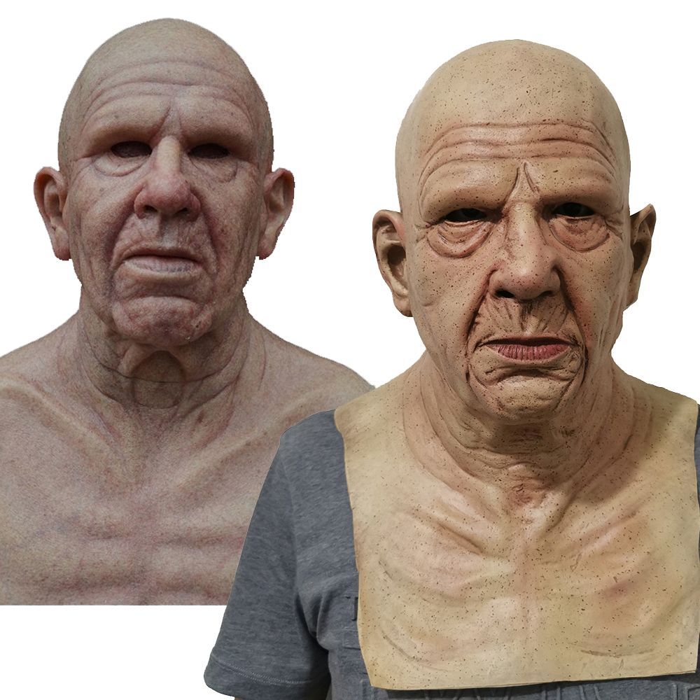 Halloween Alter Mann Maske