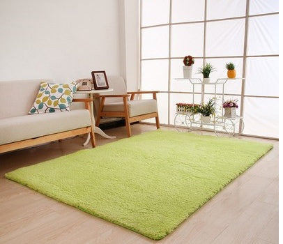Flauschiger Wohnzimmer Teppich