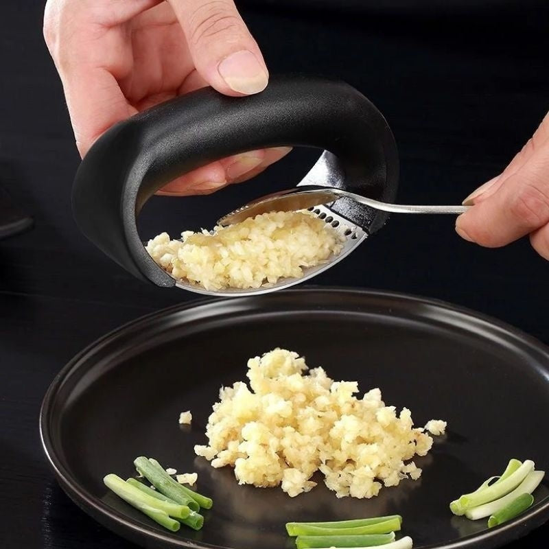 Edelstahl Knoblauch Stampfer