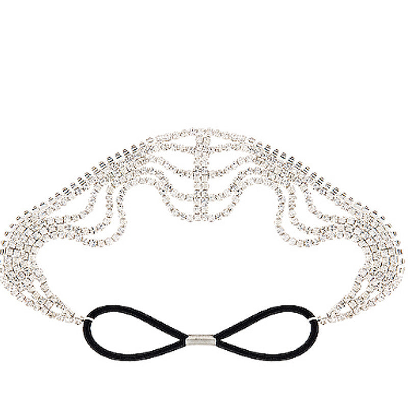 Diamond Strass elastisches Stirnband