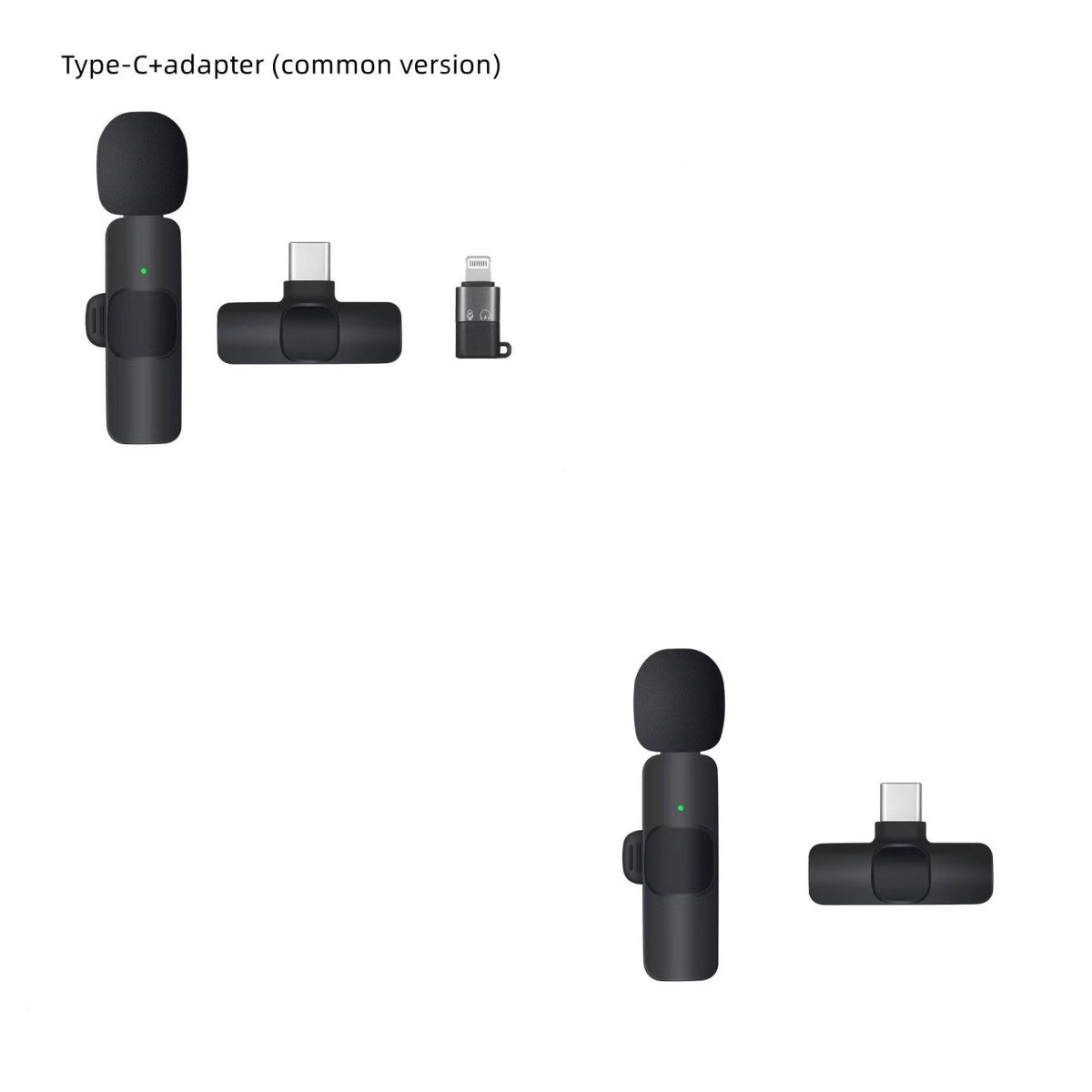 Kabelloses 360° Lavalier Mikrofon für Handy