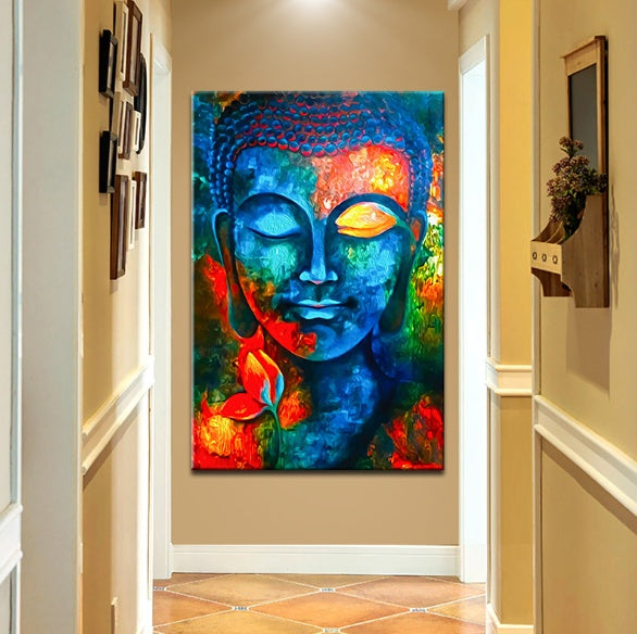 Moderne Buddha Leinwand Kunst