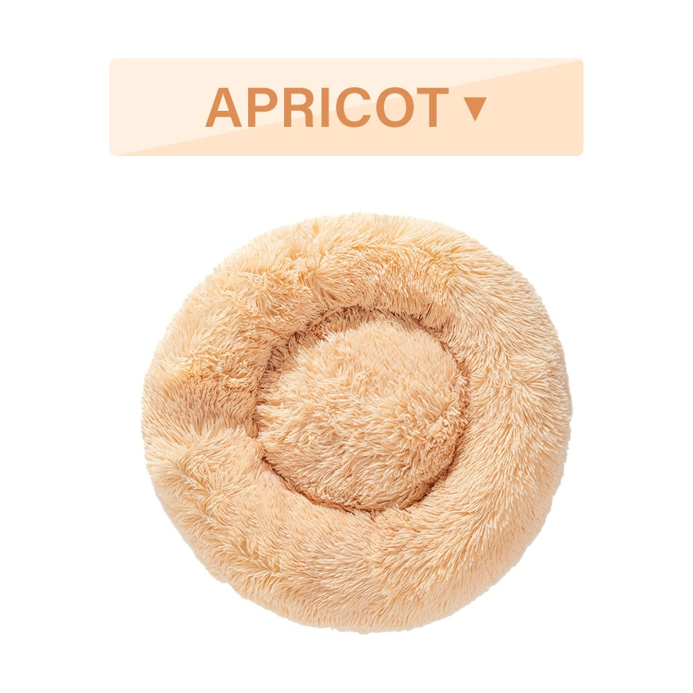 Flauschiges Donut-Hundebett