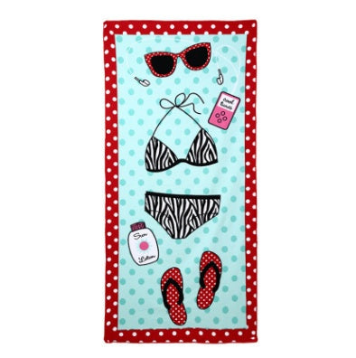 Stylische Strandtuch