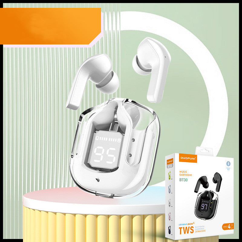 Transparente Bluetooth-Kopfhörer