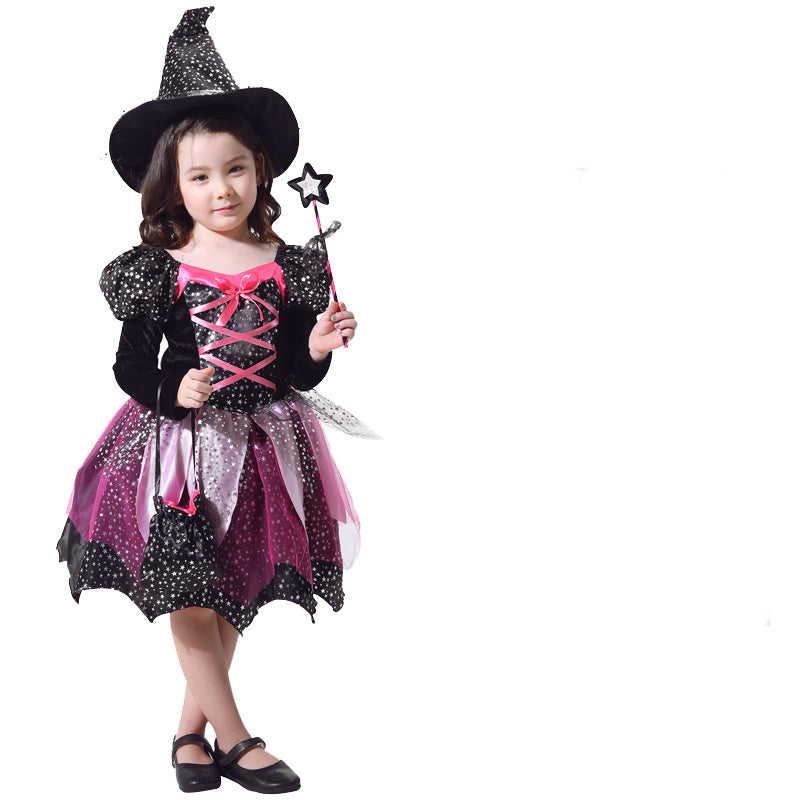 Halloween Kinder Hexen Kostüm