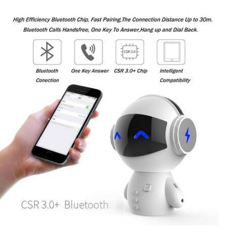 Niedliche mini Roboter Bluetooth Lautsprecher