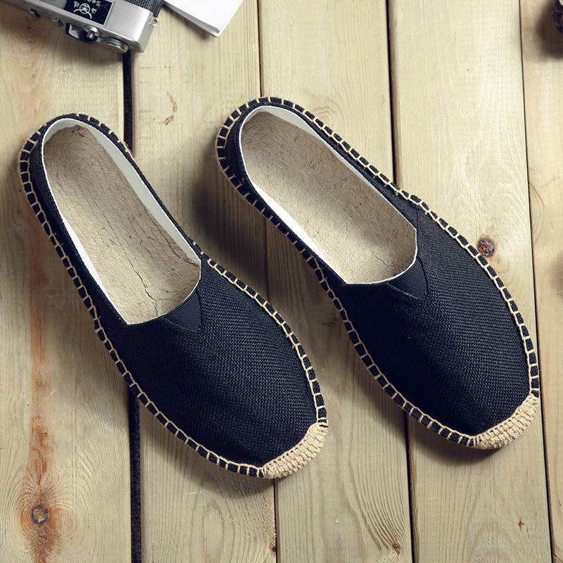 Sommer Leinen Schuhe Herren