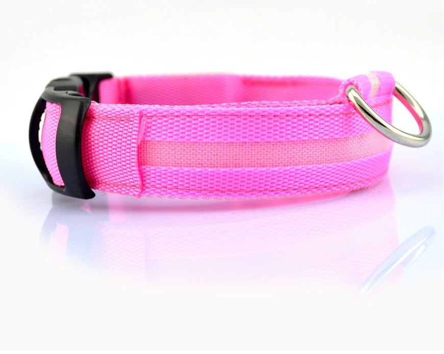 Nylon LED Leuchthalsband für Hunde und Katzen