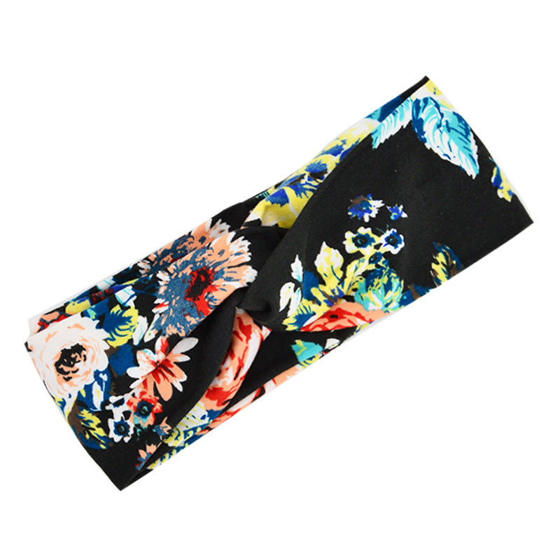 Haarband mit Blumenmuster