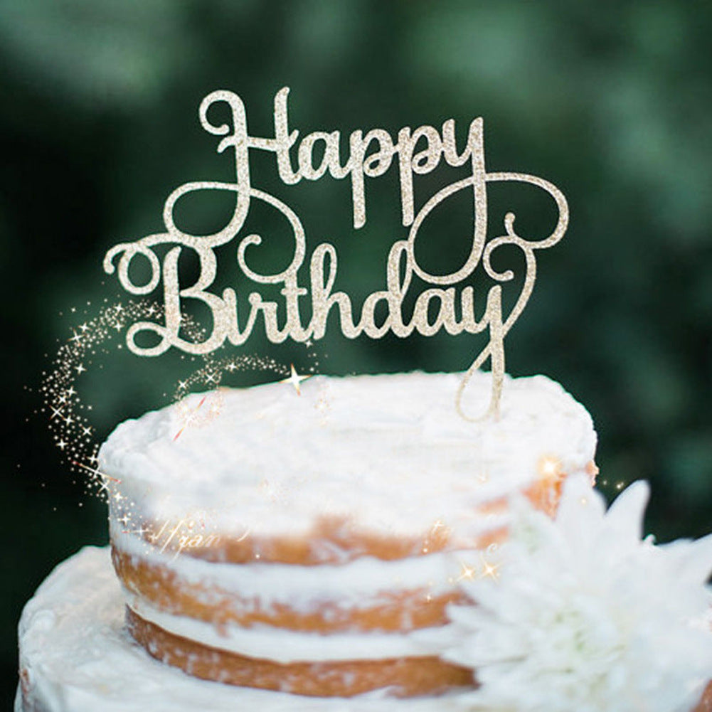 Happy Birthday Tortenflagge