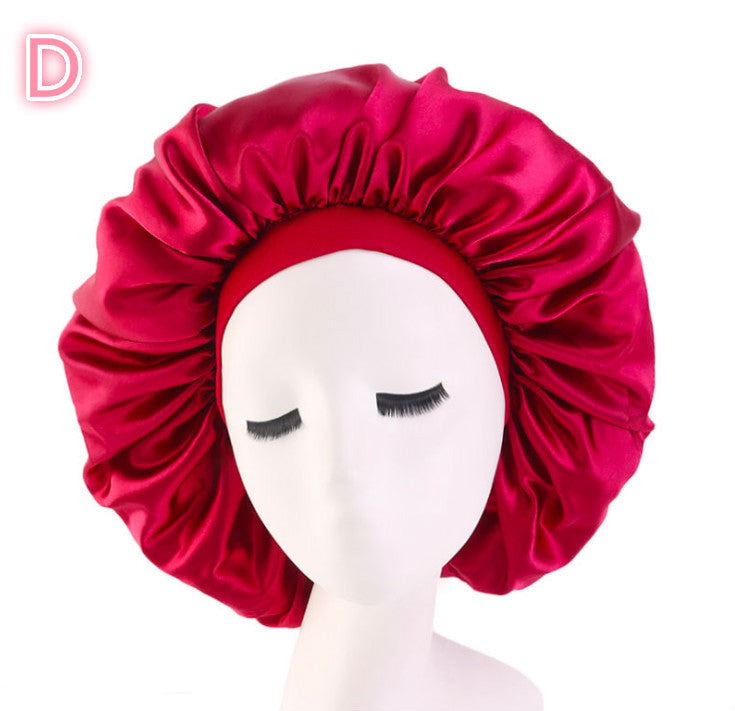 Seide Bonnet Schlaf Nachtmütze