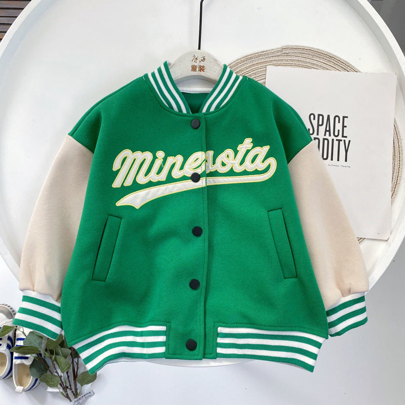 Kinder Baseball-Uniform Jacke