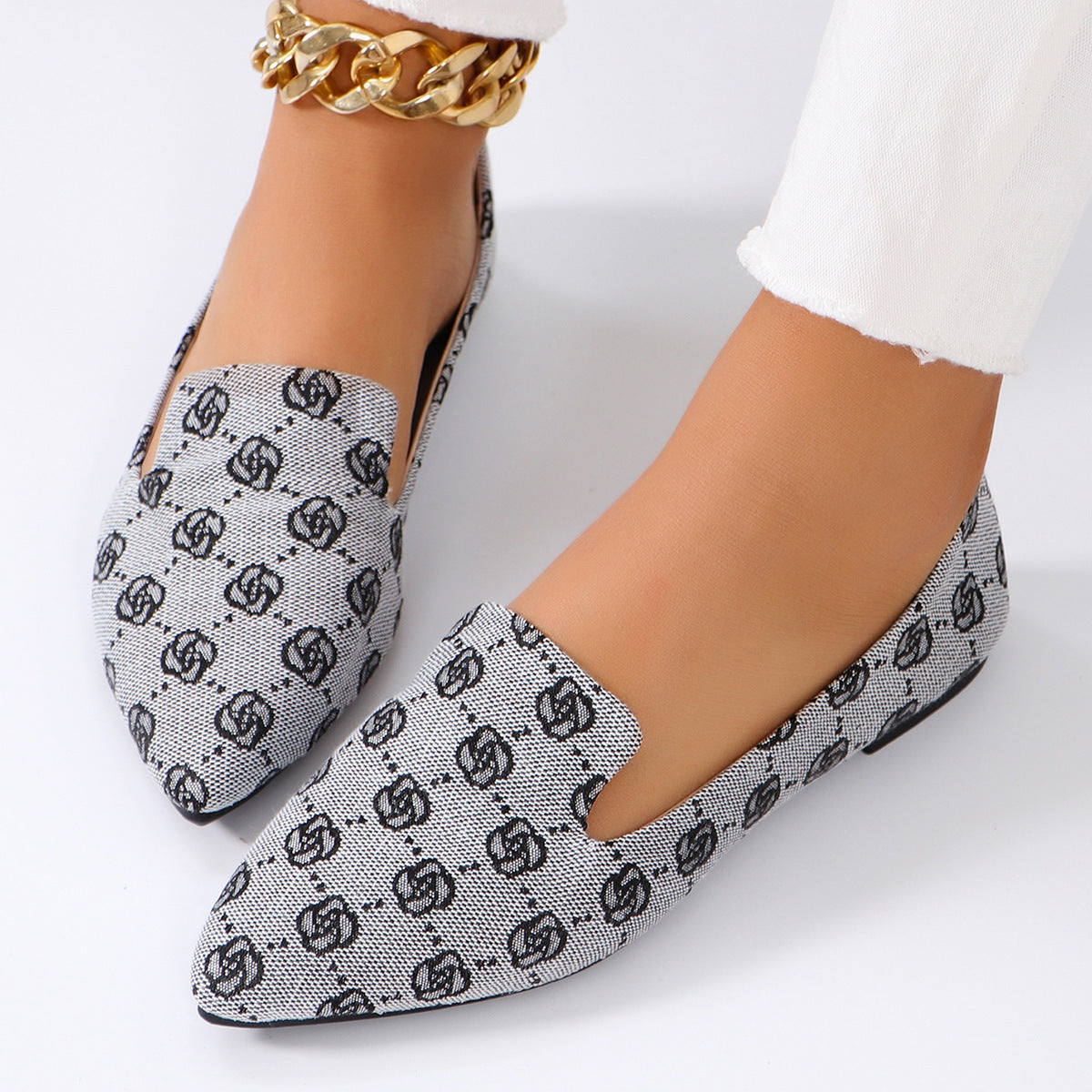 Elegante flache Damenschuhe