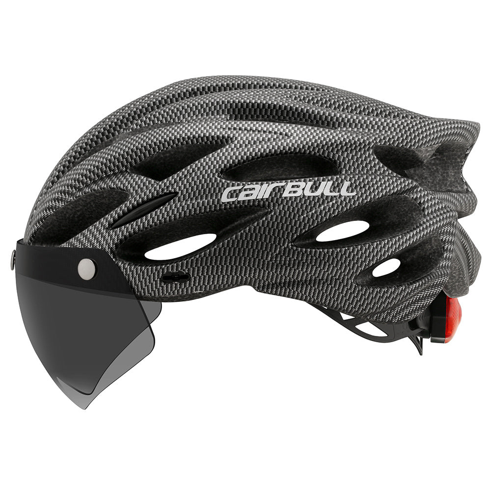 Fahrrad Helm mit integrierter Brille