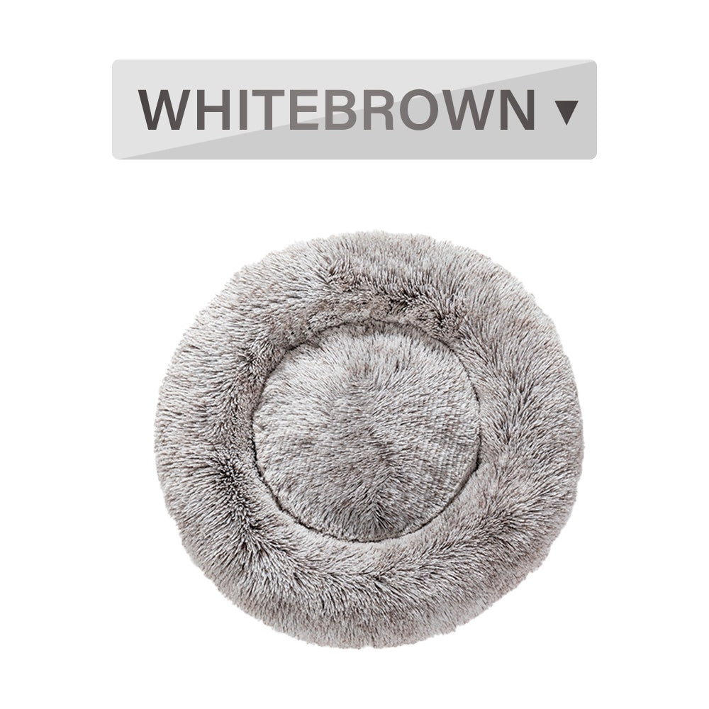 Flauschiges Donut-Hundebett
